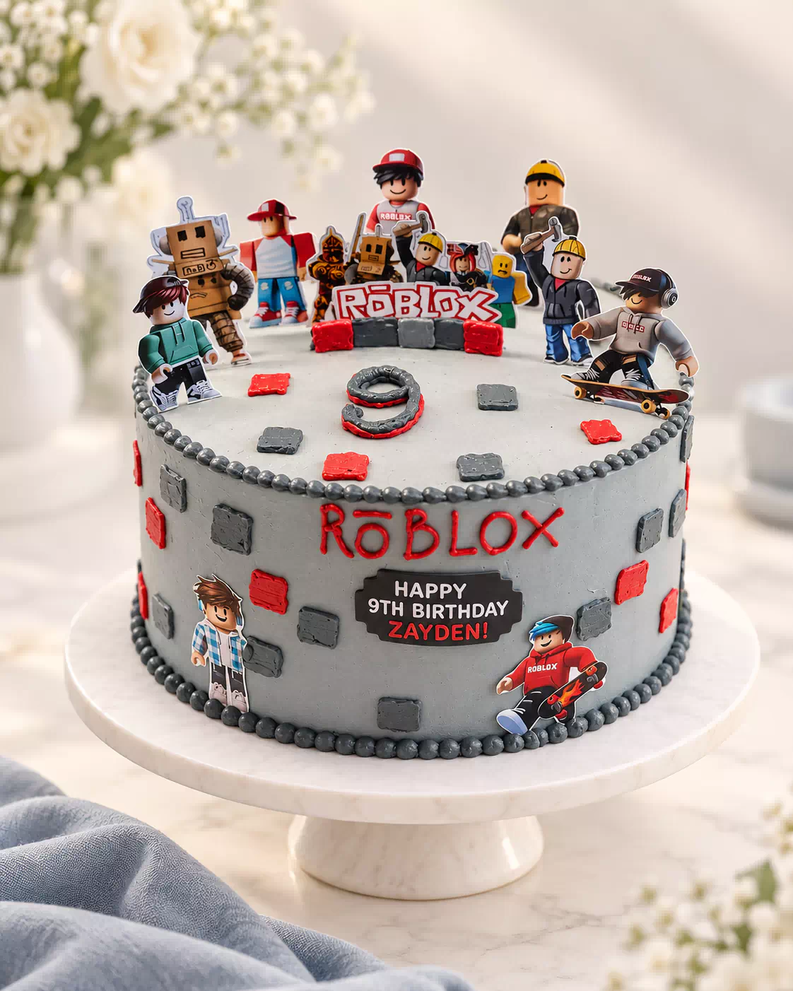 Roblox Gaming Birthday Cake